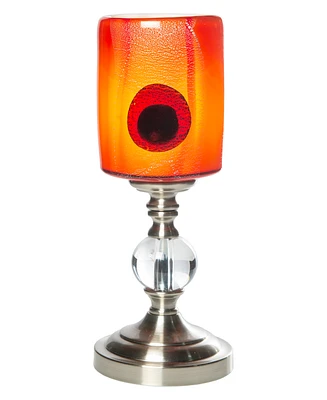 Dale Tiffany 13" Tall Filare Hand Blown Art Glass Shade Accent Lamp - Multi