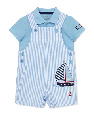 Little Me Baby Boys Shortall Set