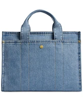 Coach Denim Cargo Medium Tote