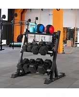 Lugo Heavy-Duty 3-Tier Dumbbell Rack