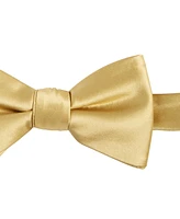 Tayion Collection Men's Gold Solid Bow Tie