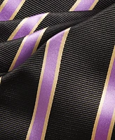 Tayion Collection Men's & Gold Stripe Tie