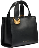 Donna Karan Hewlett Leather Top Handle Buckle Crossbody