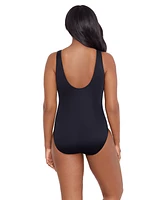 Longitude Women's Ruffle Surplice One-Piece Swimsuit