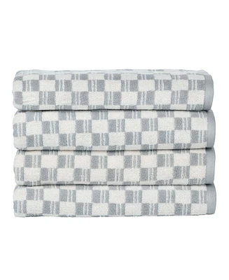 Nate Home by Berkus Cotton Jacquard Bath Towels - Set of 4