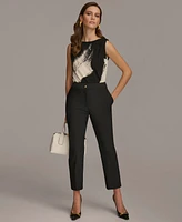 Donna Karan Women's Slim-Leg Ankle Pants