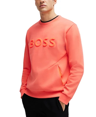 Boss by Hugo Men's 3D-Moulded Logo Sweatshirt