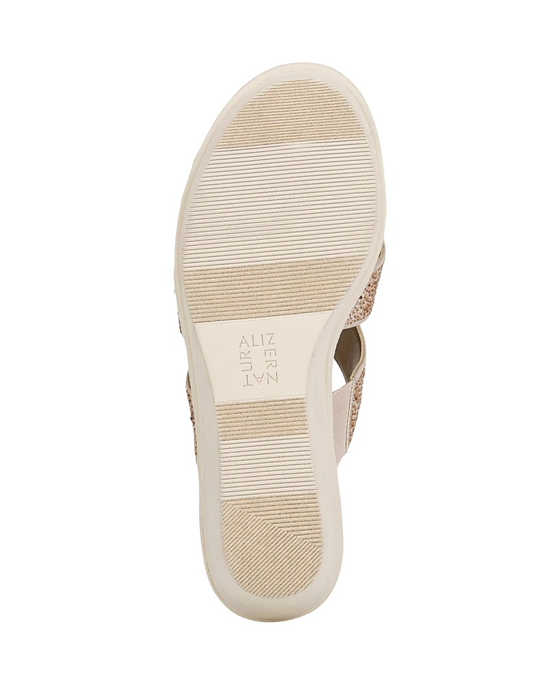 Naturalizer Rowena 2 Slide Wedge Sandals