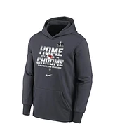 Big Boys Nike Anthracite Kansas City Chiefs Super Bowl Lviii Champions Parade Pullover Hoodie