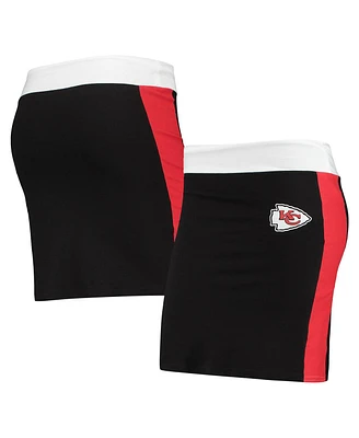 Women's Refried Apparel Black Kansas City Chiefs Short Skirt