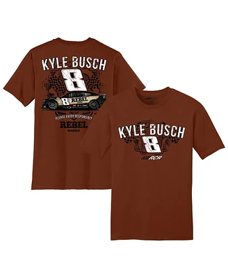 Men's Richard Childress Racing Team Collection Brown Kyle Busch Rebel Bourbon Car T-shirt