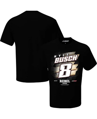Men's Richard Childress Racing Team Collection Black Kyle Busch Rebel Bourbon Front Runner T-shirt