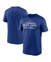 Men's Nike Royal Toronto Blue Jays 2023 Postseason Authentic Collection Dugout T-shirt