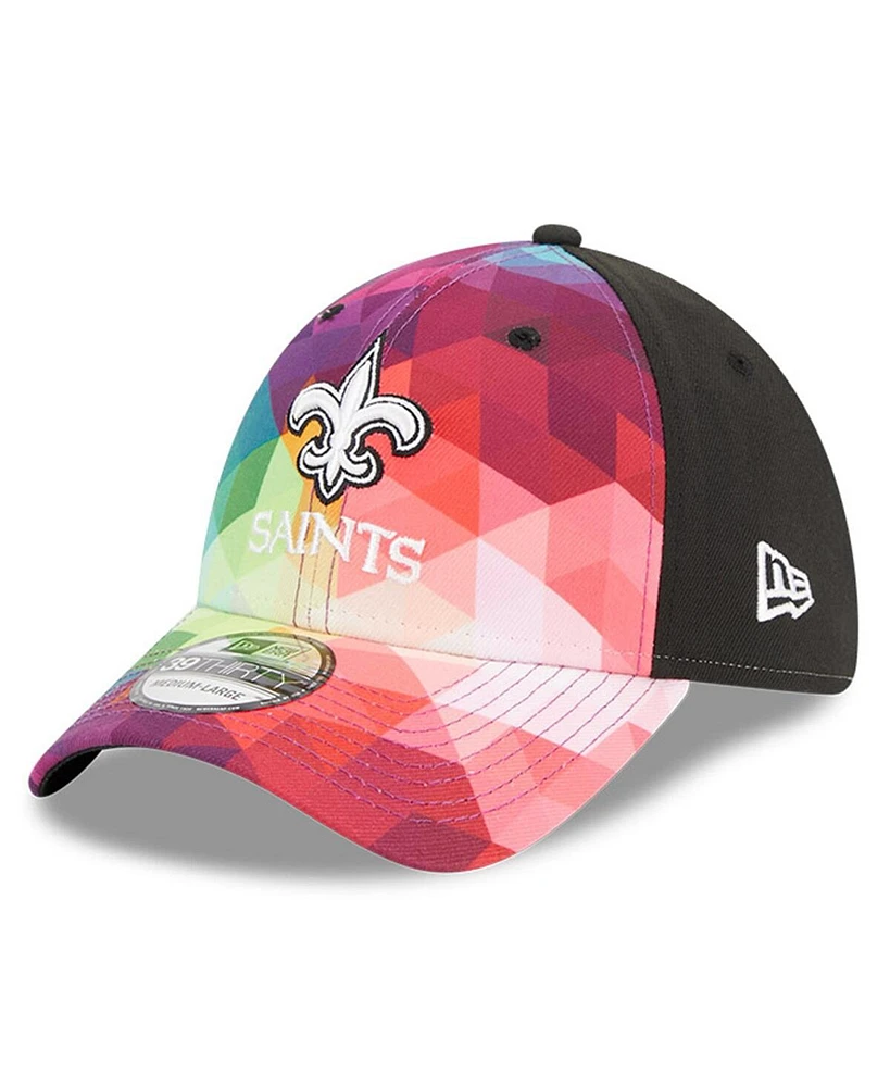 Men's New Era Pink Orleans Saints 2023 Nfl Crucial Catch 39THIRTY Flex Hat