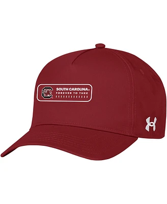 Men's Under Armour Garnet South Carolina Gamecocks 2023 Sideline Adjustable Hat