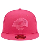 Men's New Era Pink Los Angeles Rams Color Pack 59FIFTY Fitted Hat