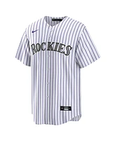 Men's Nike Kris Bryant White, Purple Colorado Rockies Replica Player Jersey