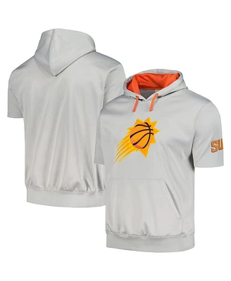 Men's Fanatics Silver Phoenix Suns Big and Tall Logo Pullover Hoodie