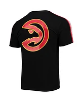 Men's Pro Standard Black Atlanta Hawks Mesh Capsule Taping T-shirt