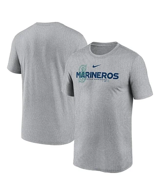 Men's Nike Heathered Charcoal Seattle Mariners Local Rep Legend Performance T-shirt