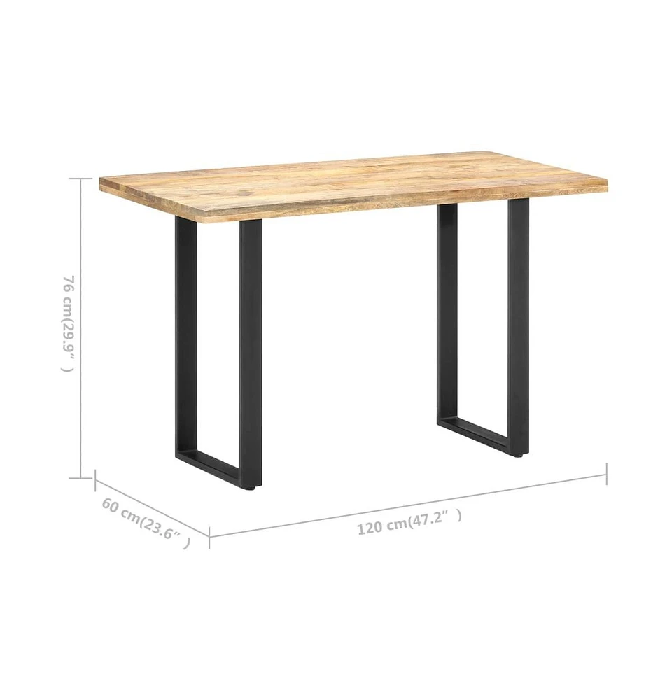 Dining Table 47.2"x23.6"x29.9" Solid Mango Wood