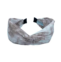Women's Soft Tie Dye Headband - Taupe