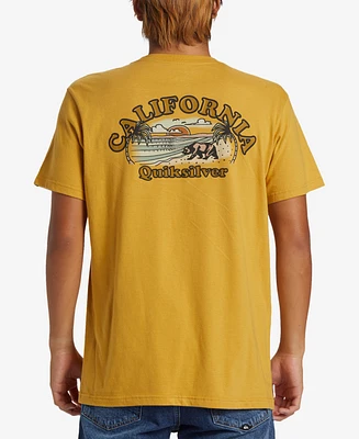 Quiksilver Men's Ca Bear Coast Mt0 Crew Neck T-shirt