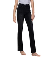 Flying Monkey Women's High Rise Slim Bootcut Jeans