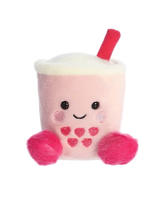 Aurora Mini Tangy Heart Boba Palm Pals Adorable Plush Toy Pink 5"