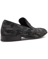 Steve Madden Men's June Camo-Print Smoking Slippers