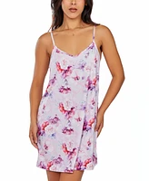 iCollection Women's 1Pc. Very Soft Brushed Nightgown Printed all over Floral