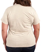 Hybrid Apparel Trendy Plus Size Paradise Graphic Short Sleeve T-shirt