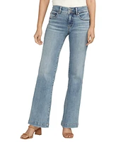 Silver Jeans Co. Women's Suki Mid Rise Curvy Fit Trouser