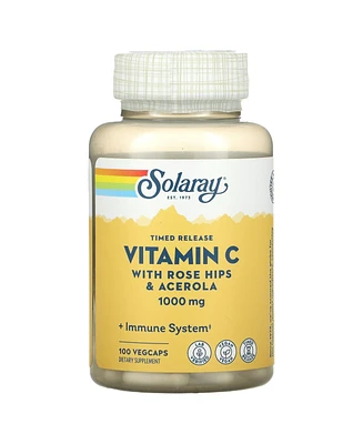 Solaray Timed Release Vitamin C with Rose Hips & Acerola mg