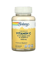 Solaray Timed Release Vitamin C with Rose Hips & Acerola 1 000 mg - 100 Veg Caps - Assorted Pre