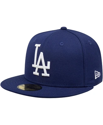 Men's New Era Navy Los Angeles Dodgers Cooperstown Collection Wool 59FIFTY Fitted Hat