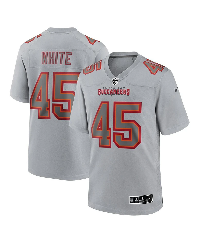 Men's Nike Devin White Gray Tampa Bay Buccaneers Atmosphere Fashion Game Jersey