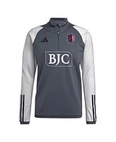 Men's adidas Gray St. Louis City Sc 2024 On-Field Aeroready Quarter-Zip Training Top