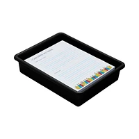 ECR4Kids Letter Tray with Lid, Clear, 10-Piece