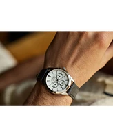 Citizen Eco-Drive Men's Rolan Gray Leather Strap Watch 40mm