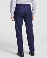 Michael Kors Men's Classic-Fit Pinstripe Wool-Blend Stretch Suit Separate Pants