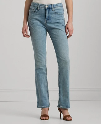 Lauren Ralph Petite High-Rise Bootcut Jeans