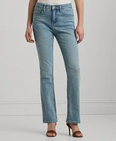 Lauren Ralph Petite High-Rise Bootcut Jeans