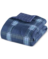 Jla Home Leo 3-Pc Reversible Plaid Comforter Set, Exclusively at Macy's