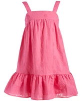 Nannette Toddler & Little Girls Cotton Eyelet Drop-Waist Dress