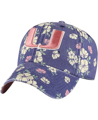 Women's '47 Brand Navy Miami Hurricanes Primrose Clean Up Adjustable Hat