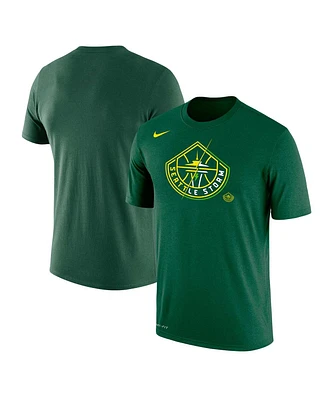 Men's and Women's Nike Green Seattle Storm Split Logo Performance T-shirt
