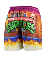 Men's Chalk Line Purple Teenage Mutant Ninja Turtles The Arcade Game Shorts