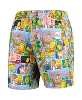 Men's Freeze Max Yellow The Simpsons Bart Classroom Shorts