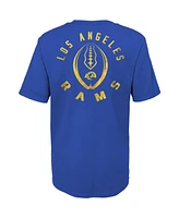 Little Boys and Girls Royal Los Angeles Rams Liquid Camo Logo T-shirt